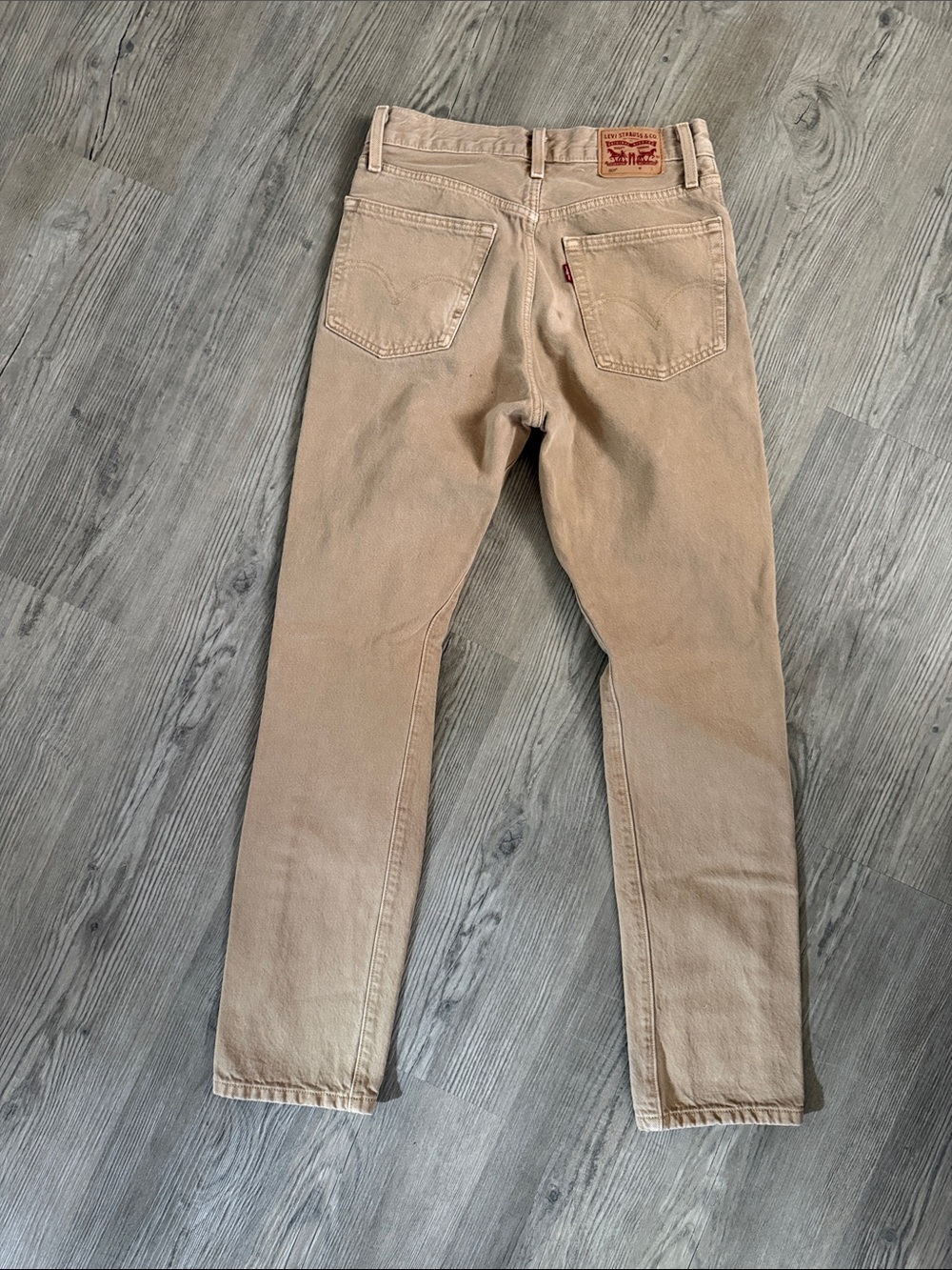 Levi's Men's Tan Slim Straight Jeans